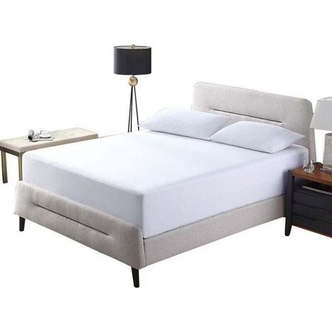 Housse de matelas imperméable 80 x 200 x 30 cm, XU, Housse de matelas Premium, Housse de matelas anti - poussière blanc - KZQ