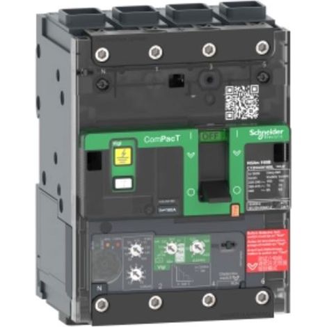 ComPacT NSXmE - disjoncteur Vigi - MicroLogic 4.1 160A - 4P4D - 16kA - EverLink - C12E44V160L (1/2)