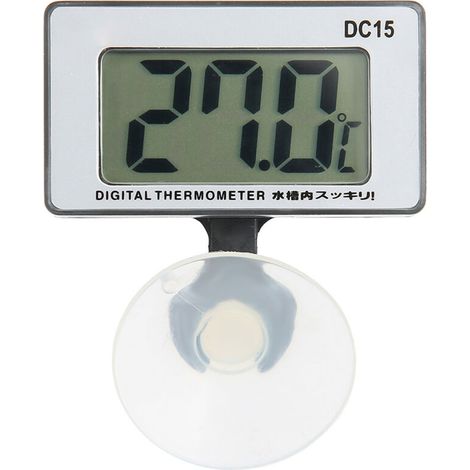 Hygrothermograph électronique de thermomètre d'eau de réservoir de poissons d'aquarium pour l'extérieur d'intérieur (1/5)