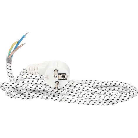 Cable de conexión para plancha de 1.8 metros téxtil (1/4)
