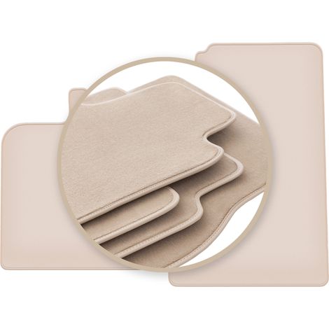 Premium-Fußmatten in Beige für: Smart Fortwo II Schrägheck 2007-2014 (1/5)