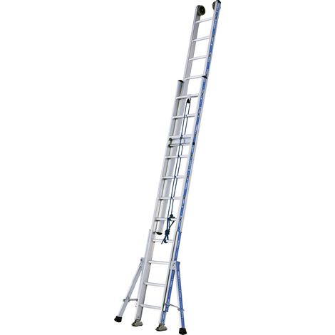 Tubesca Comabi – Échelle de corde 2 plans 7.88m – Stabilisateurs latéraux réglables – Sabots orientables – Charge max 150kg – SKU 2532316 (1/10)