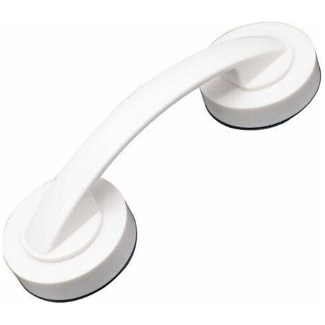 Super Power Suction Cup Handle, Helping Handle Grip Handrail Puller for Bathroom, Shower, Cabinet, Mini Fridge (White) (1/4)