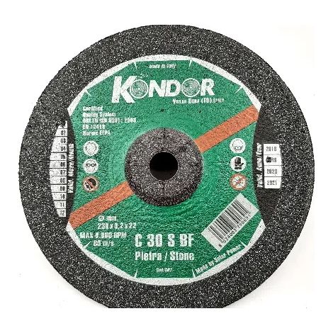 DISCO ABRASIVO KONDOR PER PIETRE/MARMO 230X3.2X22 mm