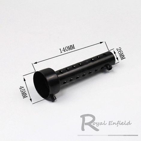 Silencieux d'échappement universel pour moto, compatible avec les tailles 35 mm, 42 mm, 45 mm, 48 mm et 60 mm. Insert de chicane en acier inoxydable 45x1403. (1/3)