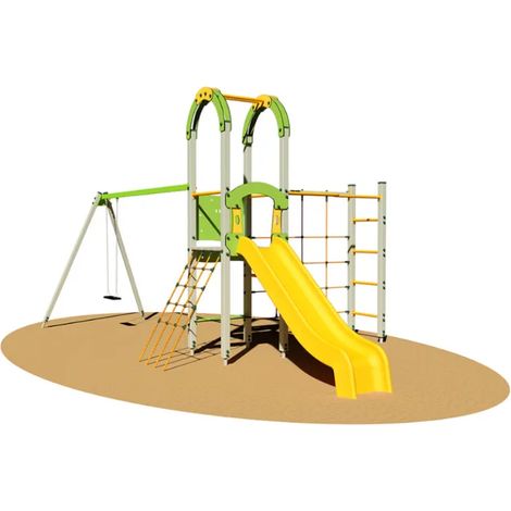Villaggio Martin 942M RR Giochipark risalita rete altalena scivolo EN 1176