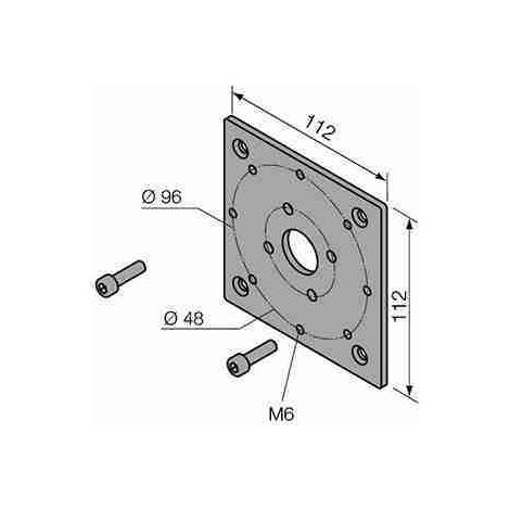 Nice 525.10060 - Halterung 112x112