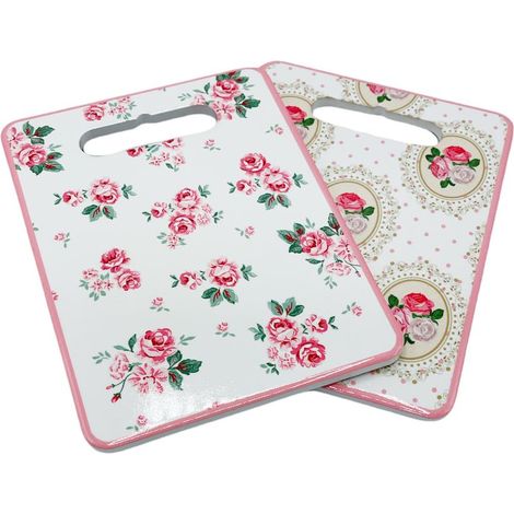 1 Mattonella Sottopentola Tagliere da Cucina 20 x 15 cm 2 Decori (1/2)