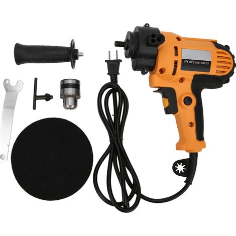 Polisseuse électrique 480W 220-240V, ponceuse polisseuse domestique double usage, accessoire pour perceuse à main CN (1/5)