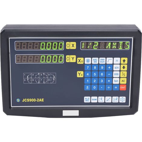 JCS900-2AE Encodeur industriel pour fraiseuse, échelle d'affichage 03020 mm, 5 V CC, 1 m/s, TTL, prise UE 110240 V (1/5)