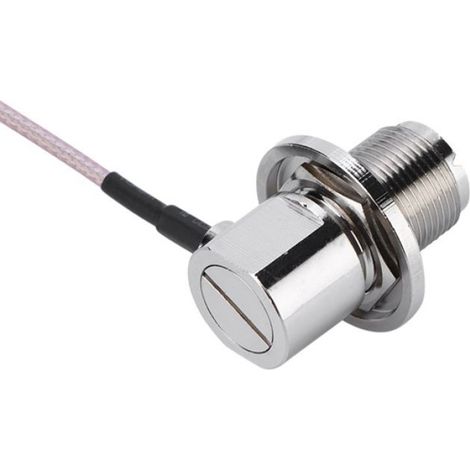 - Câble d'antenne radio, adaptateur de prise mâle à femelle faible perte pour mobile (1/4)