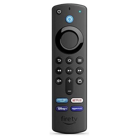 Alexa-Sprachfernbedienung (3. Generation) für Fire TV mit TV-Steuerungstasten. Erfordert ein kompatibles Fire TV-Gerät. Modell 2021. (1/4)