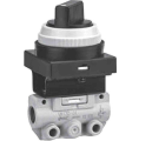 Vanne pneumatique SMC VM100 Bouton-poussoir (encastré) Pneumatic Relay, G 1/8, 1/8pouces ( Prix pour 1 )