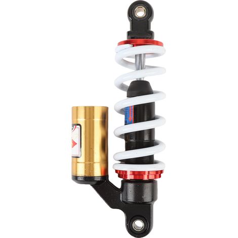 Jeffergarden Amortisseur de moto 250 mm 10 pouces, suspension à ressort réglable robuste, adapté aux quads, motos tout-terrain, karts et scooters (1/5)