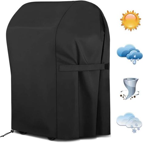 Housse de barbecue, housse de protection étanche pour barbecue à gaz, 66 x 76 x 109 cm, noir (1/5)