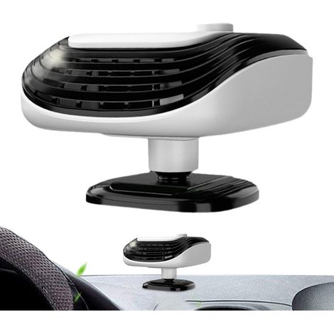 Chauffage portable pour voiture 12 V avec ventilateur de refroidissement - Dégivreur et dégivreur de pare-brise - Chauffage rapide de 150 W pour la conduite d'hiver - Chauffage automatique (1/5)