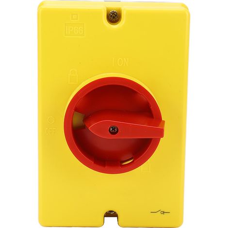 Interrupteur Solaire 4P 415V 25A Boîte Étanche IP66 pour Extérieur - Disjoncteur Photovoltaïque (1/5)