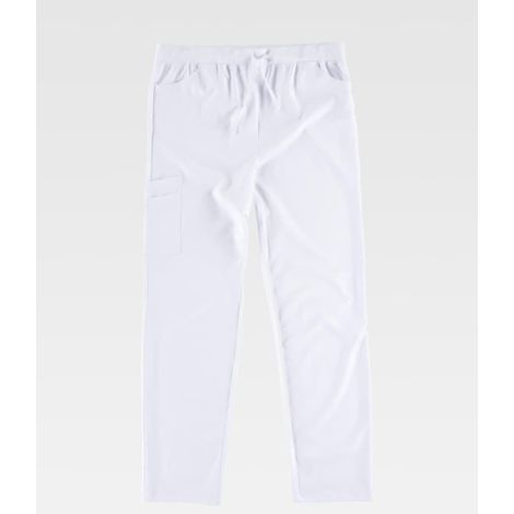Pantalón de trabajo con tejido elástico B6920 WORKTEAM XXL Blanco