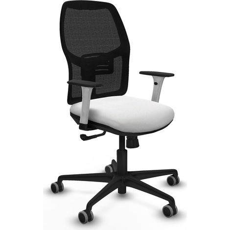 Chaise de bureau piqueras y crespo Alfera blanc soutien lombaire (1/2)