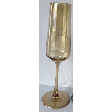 Set di 4 flûte da champagne ambre da 20 cl - Atmosphera créateur d'intérieur (1/2)