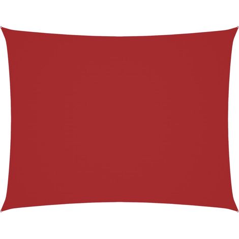 Voile de parasol,Voile d'ombrage,Toile d'ombrage Tissu Oxford rectangulaire 4x6 m rouge CFW52723 (1/5)