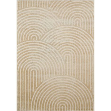 Indoor rug with beige arches pattern 120 x 160 cm - Brad