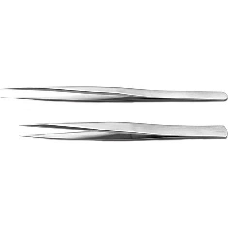 Kit de brucelles RS PRO en inox ( Prix pour 1 Kit )