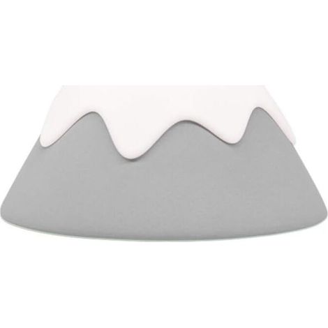 Luz nocturna de montaña nevada, luz nocturna LED, lámpara de silicona suave, fuente de alimentación ajustable, temporizador, protección ocular, carga, ideal para dormitorio y sala de estar. (1/5)