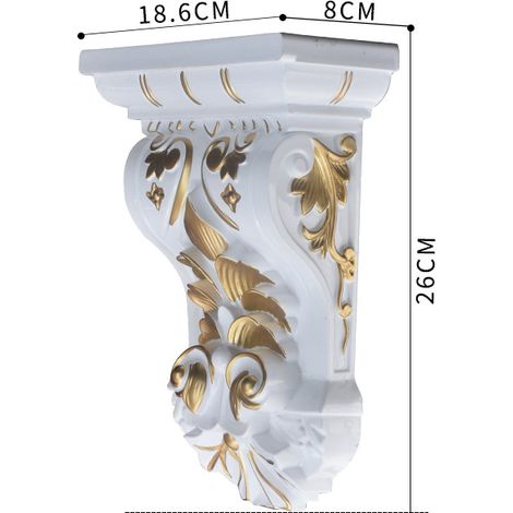 Colonnes, portes et supports de poutres de style romain européen en PVC avec support adhésif légers et durables. (1/5)