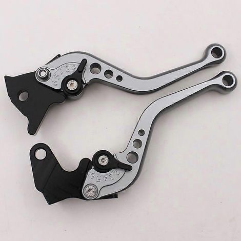 Suitable for Yamaha Feizhi 150 Tianjian King 250 YBR125 Tianjun 125 modified brake horn handle handlebar( grey 1) (1/5)