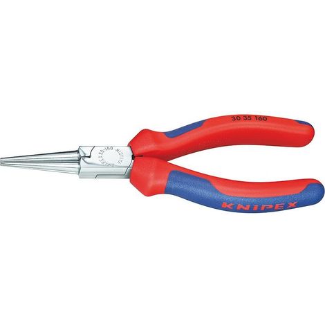 KNIPEX 30 35 160 Pinza per meccanica - a becchi lunghi con manici comfort cromata 160 mm