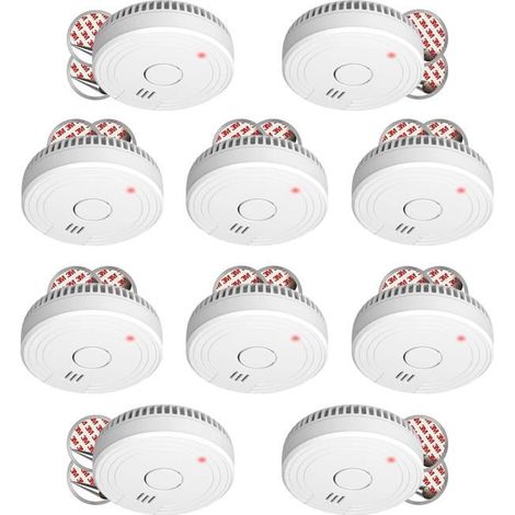 Détecteur de fumée - ELRO - FS1805 - 10-Pack - Autonomie 5 ans - Fixation magnétique (1/5)