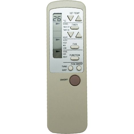 Control remoto universal para aire acondicionado compatible con los modelos Haier CAR-13PUN y CAR-13PVU - OTROS (1/4)