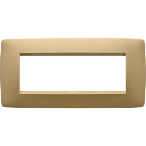 PLAQUE ONE RECTANGULAIRE 6P OR GEWISS GW16106VO