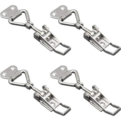 Kit D'Accessoires de 4 Pièces Boucle Réglable à Angle Droit à 90 Degrés Pince de Serrage Verticale Boîte à Loquet à Boucle Pince à Boucle à Angle Droit (1/5)