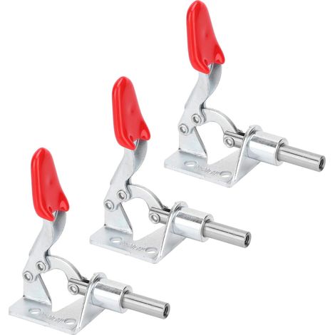 Serre-Joint à Levier, Pompe Rapide 45kg en Fer Galvanisé, pour Établi de Soudage, Menuiserie et Usinage (1/5)