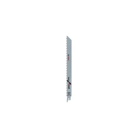 2 lames scie sabre HCS bois 228 mm S1111K - BOSCH - 2 609 256 700 (1/2)