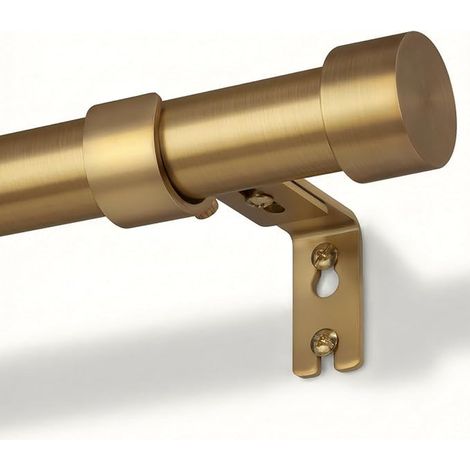 80-218 cm Extendable Metal Curtain Rod for Eyelets, 25 mm Diameter (1/5)