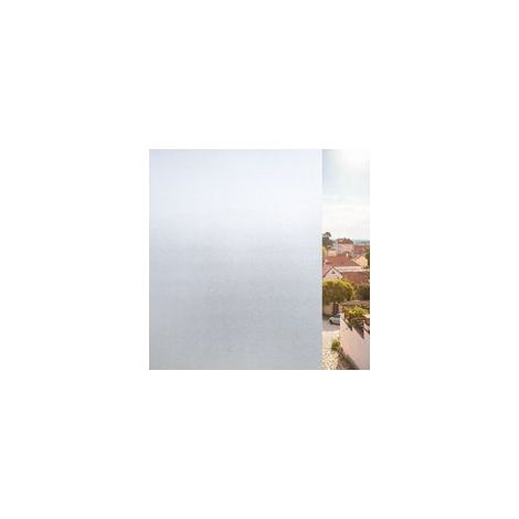 Milchglas-Fensterfolie, dekorative, statisch haftende Folie für Badezimmer, abnehmbar, 60 x 200 cm