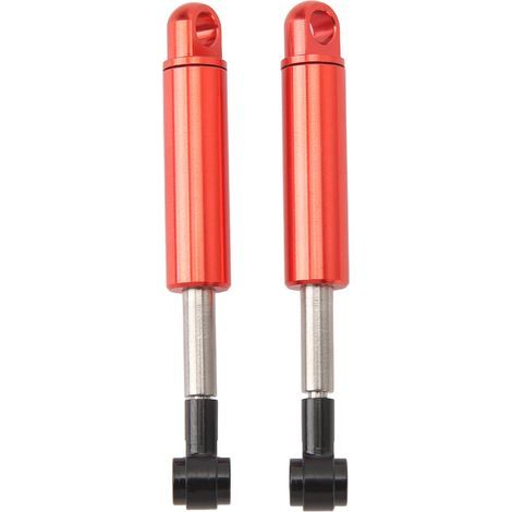 2 Amortisseurs Huile Alu pour Tamiya 1/14 - Rouges, Suspension, Camion (1/5)