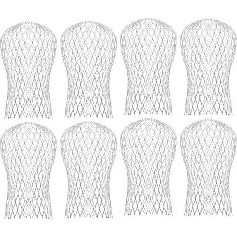 Lot de 8 grilles de protection pour gouttières, filtres et protège-gouttières, pour des gouttières toujours propres.