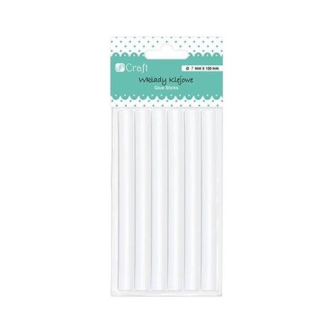 Stick di colla per pistola per colla a caldo, 7 mm, 6 pezzi.