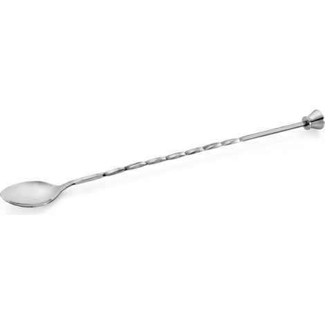 Cuillère de bar Twisted 28,5 cm avec embout pilon inox - Was Germany (1/2)