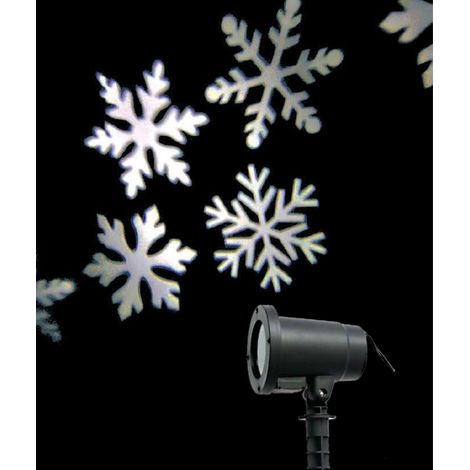 Proyector Led Copos de Nieve Exterior (1/2)