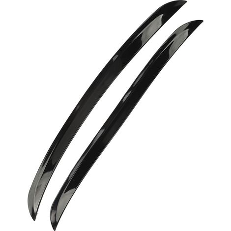 Jantes Arche Garniture Noir Brillant Bande Protectrice Protection Aile Moulure Lèvre Universelle pour Voitures 41,5cm (1/5)