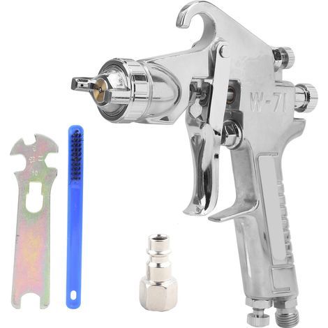 Pistolet à Peinture avec Pot W-71 1.3mm pour Voiture, Mur et Porte – Style Européen (1/5)