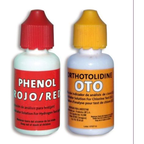 Bouteille réactif Productos qp oto and ph construction durable compatible distributeurs