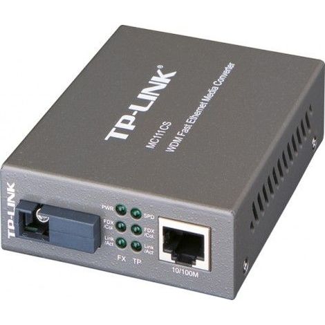 TP-LINK TL-MC111CS Convertidor de Medios Fibra Óptica (1/5)
