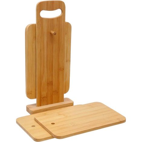 Planche à Tapas & Support "Bambou" 36cm Naturel (1/3)