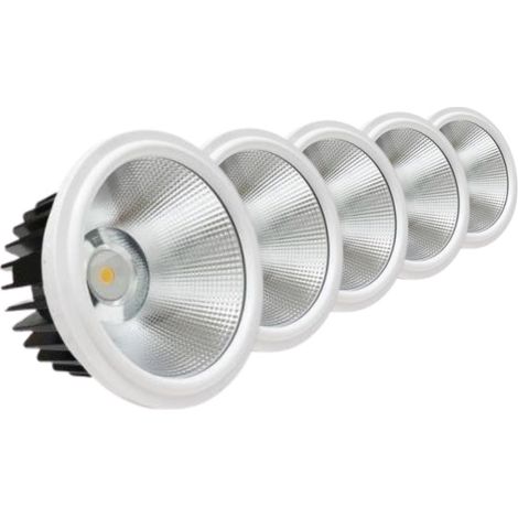 Pack de  5 - Ampoule LED AR111 20W COB Rond - Blanc Chaud  - SILUMEN (1/5)